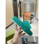 Gucci Heel 5.5cm Platform 4cm GG Slide Sandals Cotton Sponge Turquoise Green 2022