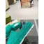 Gucci Heel 5.5cm Platform 4cm GG Slide Sandals Cotton Sponge Turquoise Green 2022