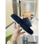 Gucci Heel 5.5cm Platform 4cm GG Slide Sandals Cotton Sponge Black 2022