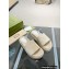 Gucci Heel 5.5cm Platform 4cm GG Slide Sandals Cotton Sponge Beige 2022