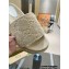 Gucci Heel 5.5cm Platform 4cm GG Slide Sandals Cotton Sponge Beige 2022