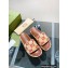 Gucci Heel 5.5cm Platform 4cm GG Slide Sandals Raffia Fabric Red 2022