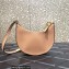 Valentino Mini Vlogo Signature Grainy Calfskin Hobo Bag Nude 2022