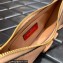 Valentino Mini Vlogo Signature Grainy Calfskin Hobo Bag Nude 2022