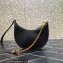 Valentino Mini Vlogo Signature Grainy Calfskin Hobo Bag Black 2022
