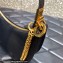Valentino Mini Vlogo Signature Grainy Calfskin Hobo Bag Black 2022