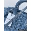 Balenciaga Bistro XS Basket With Strap Shoulder Bag Washed Blue 2022