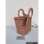 Balenciaga Bistro XS Basket With Strap Shoulder Bag Brown 2022