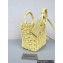 Balenciaga Bistro XS Basket With Strap Shoulder Bag Yellow 2022