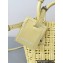 Balenciaga Bistro XS Basket With Strap Shoulder Bag Yellow 2022