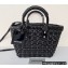 Balenciaga Bistro XS Basket With Strap Shoulder Bag Black 2022