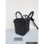 Balenciaga Bistro XS Basket With Strap Shoulder Bag Black 2022