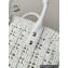 Balenciaga Bistro XS Basket With Strap Shoulder Bag White 2022