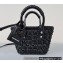 Balenciaga Bistro XXS Basket With Strap Shoulder Bag Black 2022