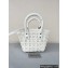 Balenciaga Bistro XXS Basket With Strap Shoulder Bag White 2022