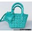 Balenciaga Bistro XXS Basket With Strap Shoulder Bag Mint 2022