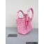 Balenciaga Bistro XXS Basket With Strap Shoulder Bag Light Pink 2022