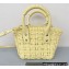 Balenciaga Bistro XXS Basket With Strap Shoulder Bag Yellow 2022