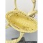 Balenciaga Bistro XXS Basket With Strap Shoulder Bag Yellow 2022