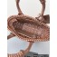 Balenciaga Bistro XXS Basket With Strap Shoulder Bag Brown 2022