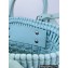 Balenciaga Bistro XXS Basket With Strap Shoulder Bag Sky Blue 2022