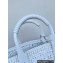 Balenciaga Bistro Small Basket With Strap Shoulder Bag White 2022