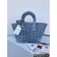 Balenciaga Bistro XS Basket With Strap Shoulder Bag Washed Blue 2022