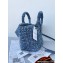 Balenciaga Bistro XS Basket With Strap Shoulder Bag Washed Blue 2022