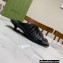 Gucci Heel 3cm Open-toe Sandals Crocodile Print Black 2022