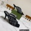 Gucci Heel 7.5cm Open-toe Sandals Pumps GG Crystals Mesh Black 2022