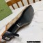 Gucci Heel 7.5cm Open-toe Sandals Pumps GG Crystals Canvas Beige 2022