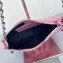 Balenciaga Le Cagole Mini Purse With Chain Crocodile Embossed in Pink 2022