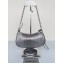 Balenciaga Le Cagole Mini Purse With Chain in Arena lambskin Silver 2022