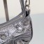 Balenciaga Le Cagole Mini Purse With Chain in Arena lambskin Silver 2022