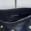 Balenciaga Le Cagole Mini Purse With Chain in Arena lambskin Black 2022