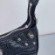 Balenciaga Le Cagole Mini Purse With Chain in Arena lambskin Black 2022