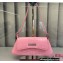 Balenciaga XX Small Flap Bag in crocodile embossed calfskin Pink 2022