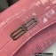 Balenciaga XX Small Flap Bag in crocodile embossed calfskin Pink 2022