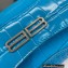Balenciaga XX Small Flap Bag in crocodile embossed calfskin Blue 2022