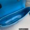 Balenciaga XX Small Flap Bag in crocodile embossed calfskin Blue 2022