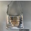 Balenciaga XX Small Hobo Bag in crocodile embossed calfskin Silver 2022