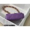 Chanel Lambskin Small Flap Bag AS3214 Purple 2022