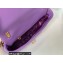 Chanel Lambskin Small Flap Bag AS3214 Purple 2022