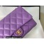 Chanel Lambskin Large Flap Bag AS3215 Purple 2022