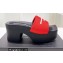 Alexander Wang Heel 8 Platform 6cm aw Slide Sandals In Nylon Red 2022