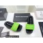 Alexander Wang Heel 8 Platform 6cm aw Slide Sandals In Nylon Green 2022
