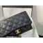 Chanel Lambskin Large Flap Bag AS3215 Black 2022