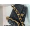 Chanel Lambskin Large Flap Bag AS3215 Black 2022