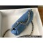 CHANEL 19 Handbag in Denim AS1160 Light Blue 2022