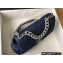 CHANEL 19 Handbag in Denim AS1161 Dark Blue 2022